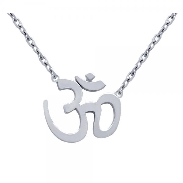 Colier argint 925 cu simbolul hindus OM (AUM) [2]